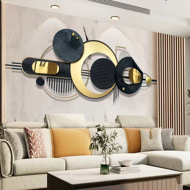 Decorațiune abstractă geometrică de perete