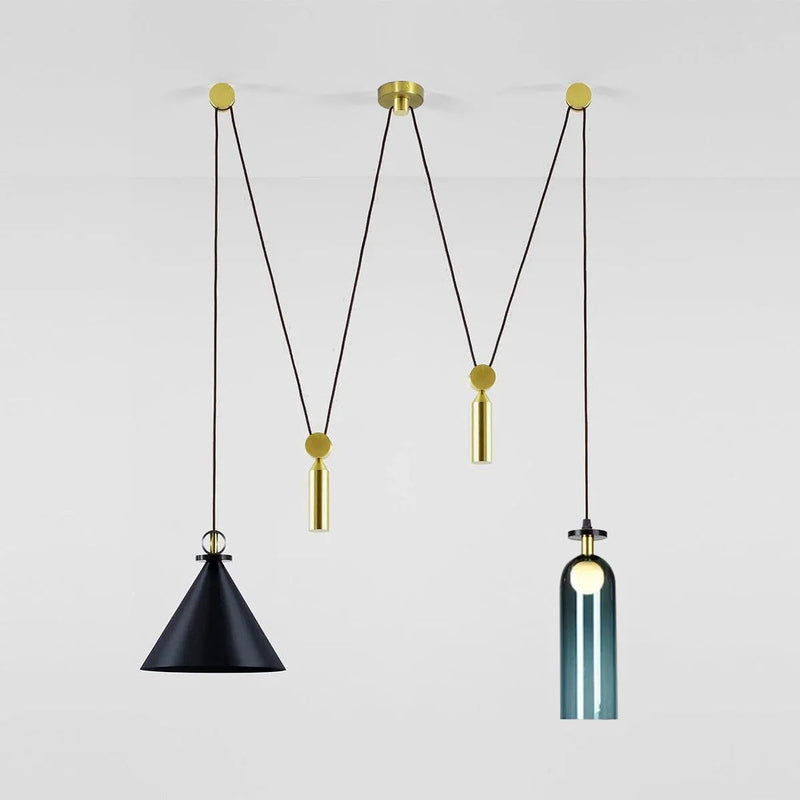 Industrialna Geometryczna Lampa Wisząca