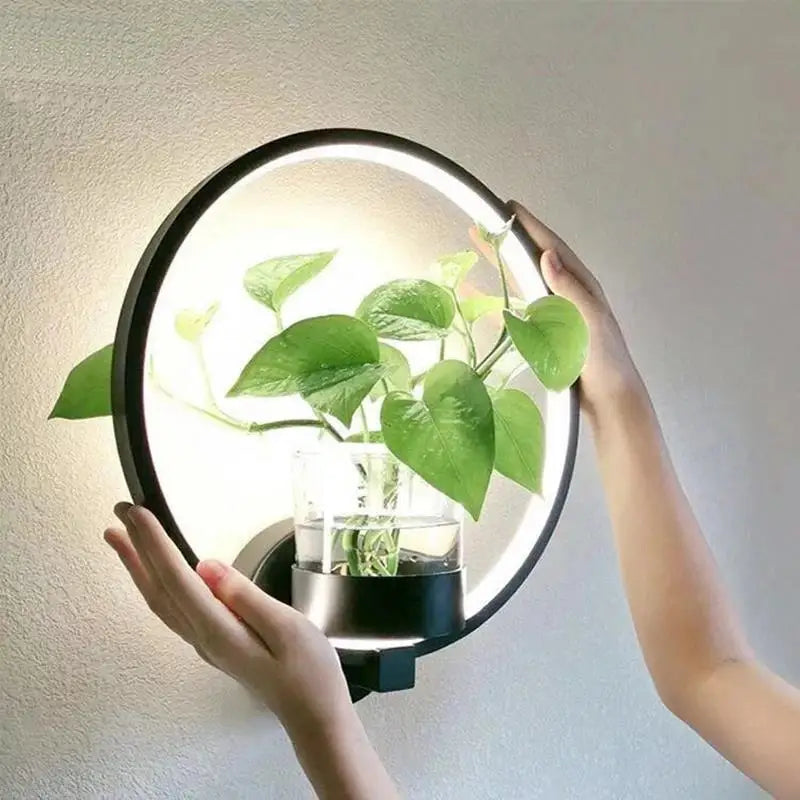 Aplică LED cu ghiveci decorativ