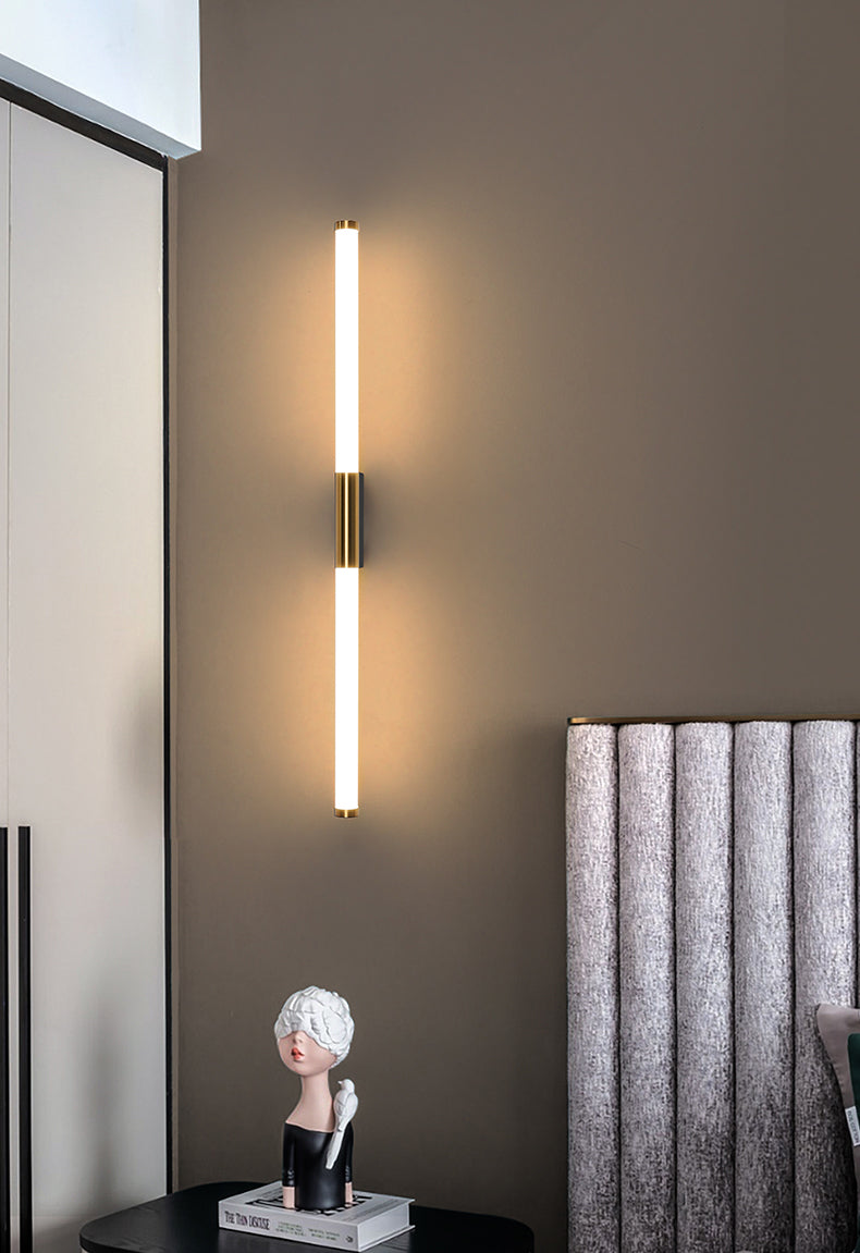 Aplică LED liniară, lampă de perete modernă