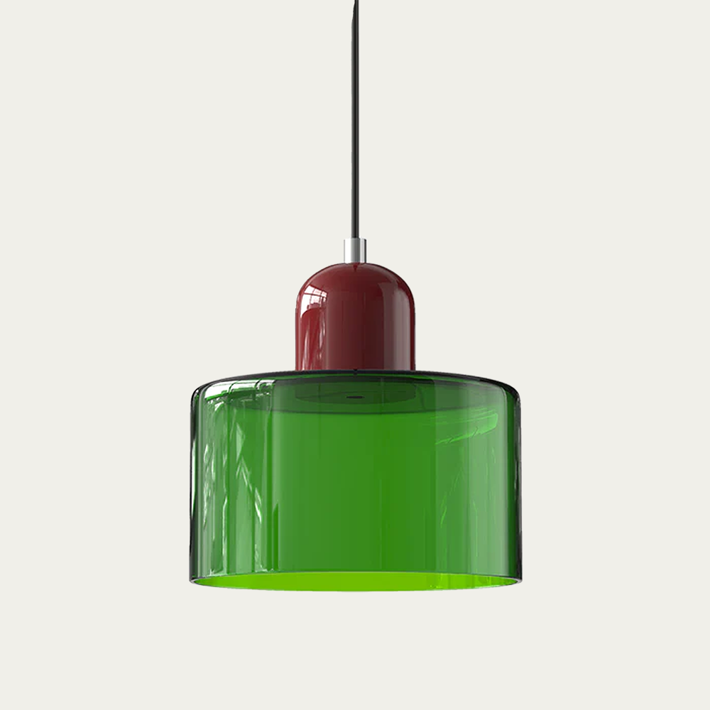 Lampă suspendată cu design abstract, iluminat modern