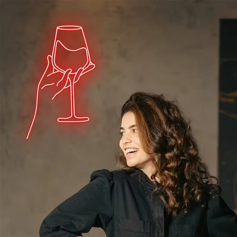 Decorațiune de perete neon cu iluminare