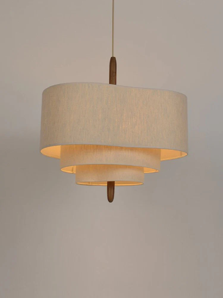 Nowoczesna Lampa Wisząca Z Abażurem Warstwowym