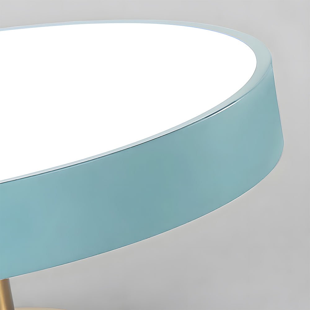 Nowoczesna Okrągła Lampa Sufitowa LED Półzagłębiona do Sypialni View 29