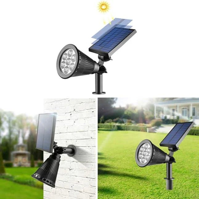 Solarny Reflektor LED z Czujnikiem Zmierzchu Ogrodowy Full