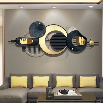 Decorațiune abstractă geometrică de perete