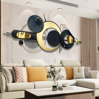 Decorațiune abstractă geometrică de perete
