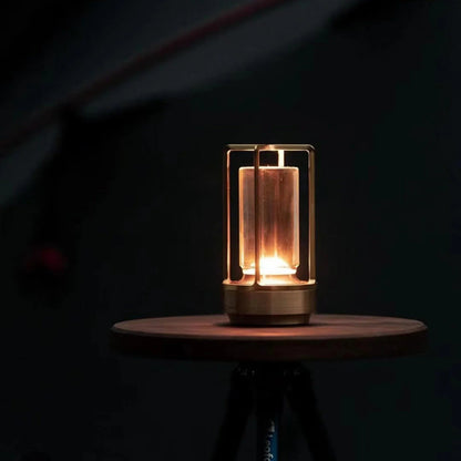 Cylindryczna Lampa Latarnia Stołowa LED Bezprzewodowa Dotykowa