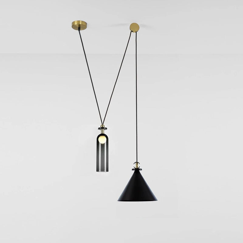 Industrialna Geometryczna Lampa Wisząca