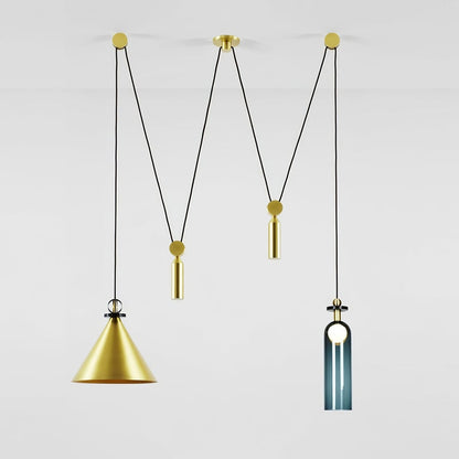 Industrialna Geometryczna Lampa Wisząca