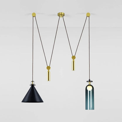 Industrialna Geometryczna Lampa Wisząca
