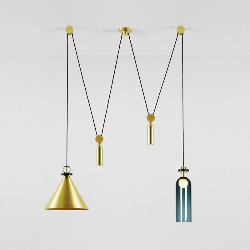 Industrialna Geometryczna Lampa Wisząca