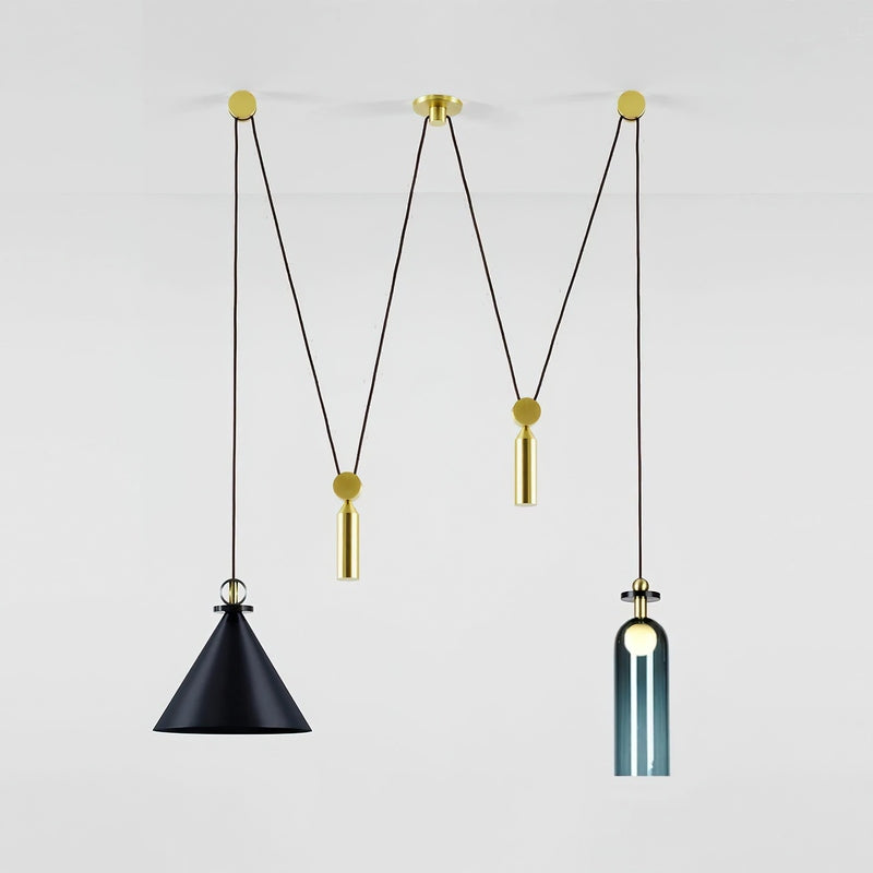 Industrialna Geometryczna Lampa Wisząca