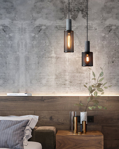 Industrialna Lampa Wisząca LED Cylindryczna