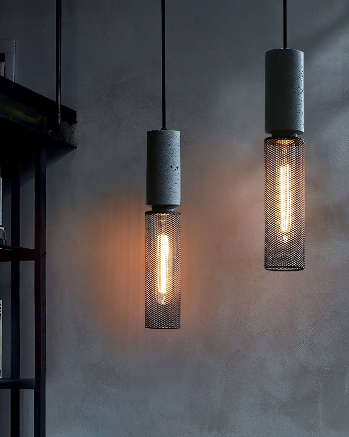 Industrialna Lampa Wisząca LED Cylindryczna