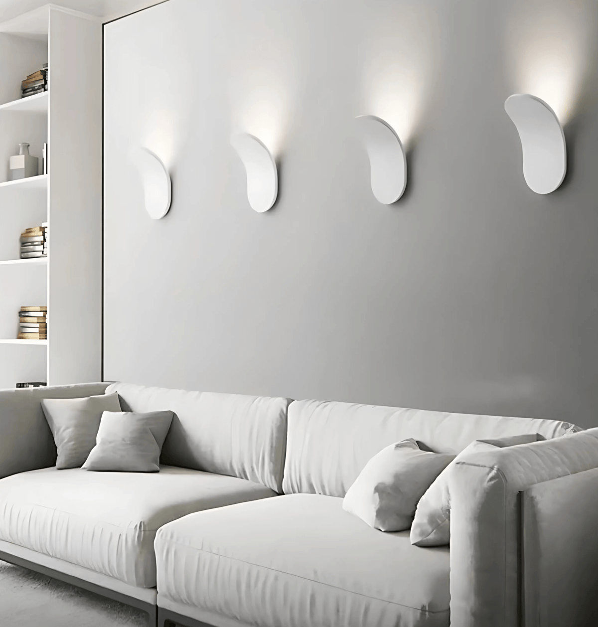 Kinkiet LED Nowoczesny Zagięty Design Ciepłe Światło