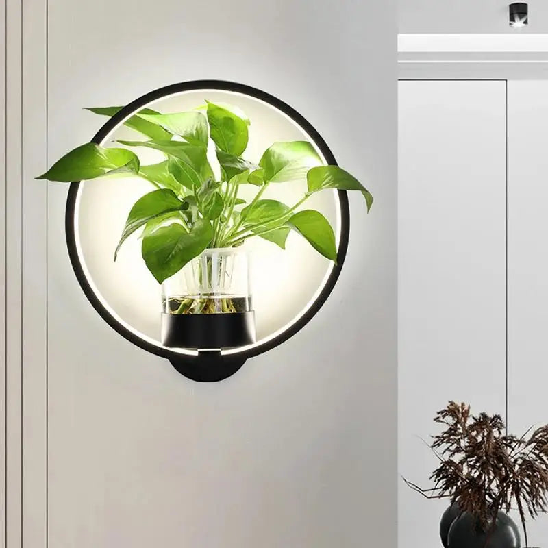 Aplică LED cu ghiveci decorativ