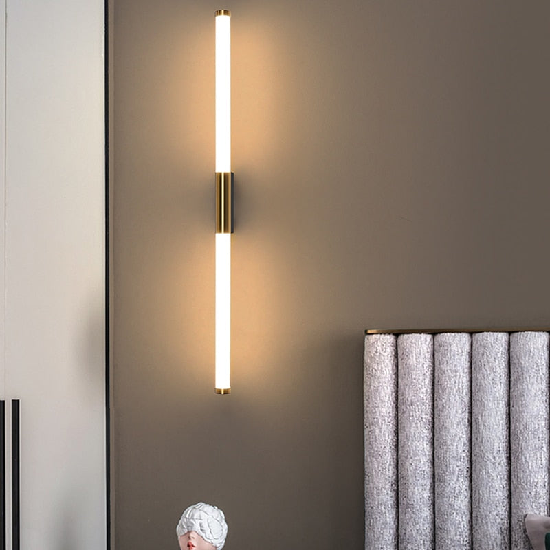 Aplică LED liniară, lampă de perete modernă
