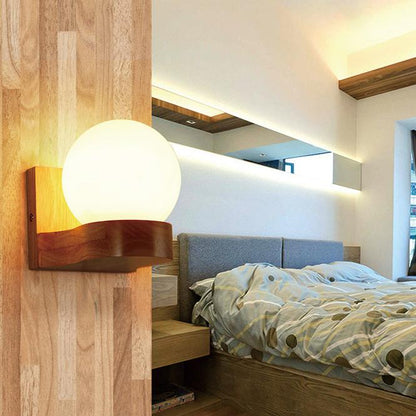 Aplică de perete sferică LED, lampă modernă