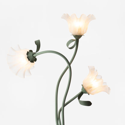 Kwiatowa Lampa Podłogowa Dekoracyjne Oświetlenie Nastrojowe