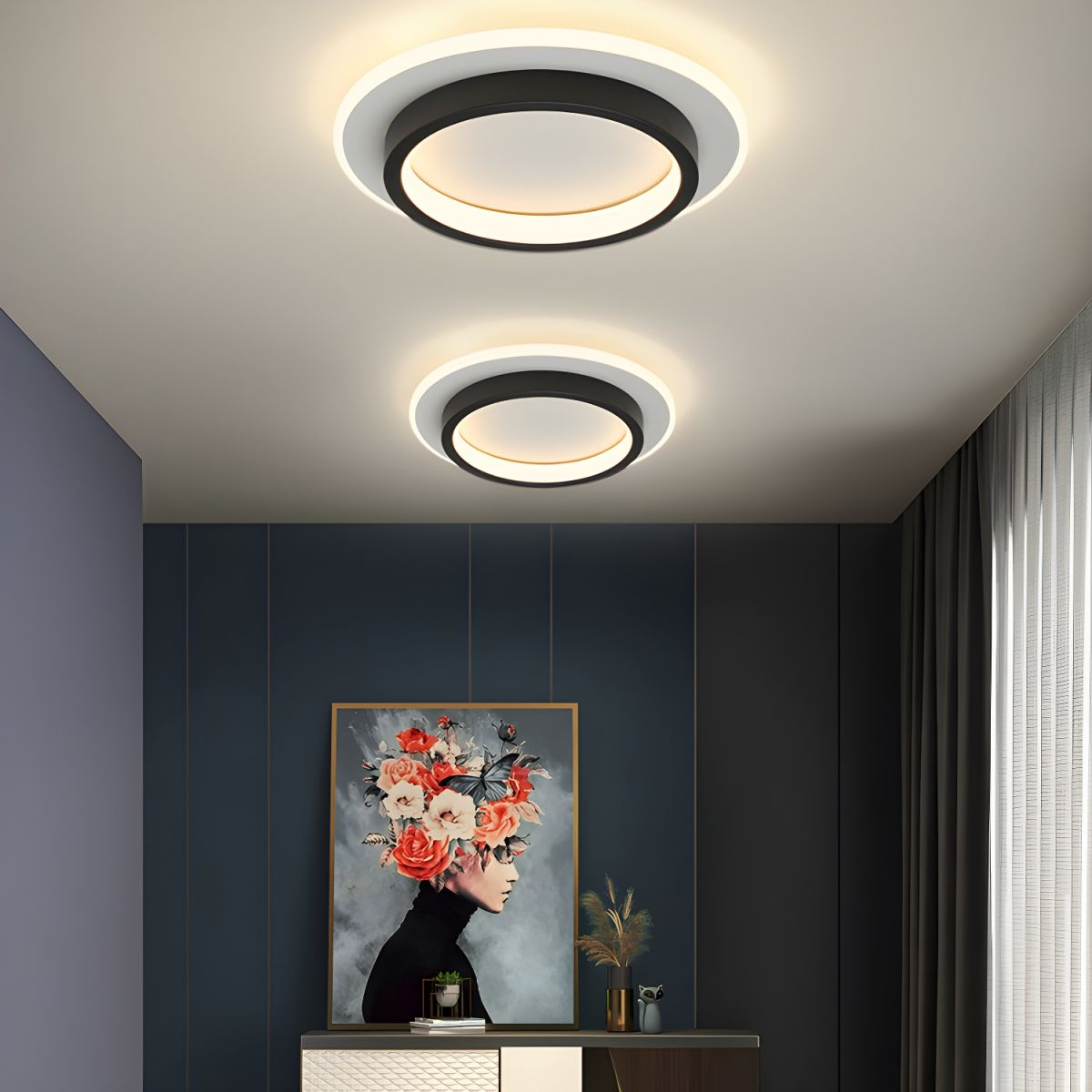 Lampa Sufitowa LED Nowoczesna Podsufitowa