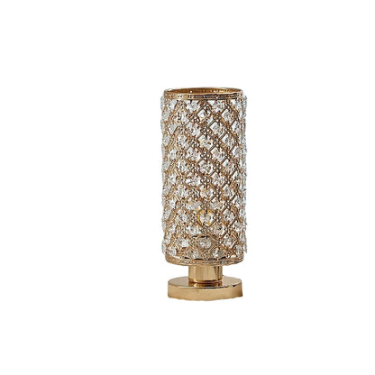Stolní lampa s válcovou konstrukcí