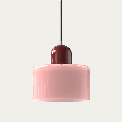 Lampă suspendată cu design abstract, iluminat modern