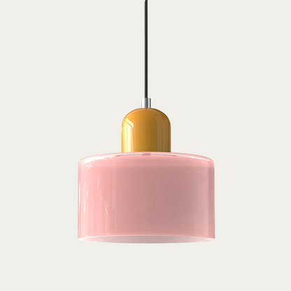 Lampă suspendată cu design abstract, iluminat modern