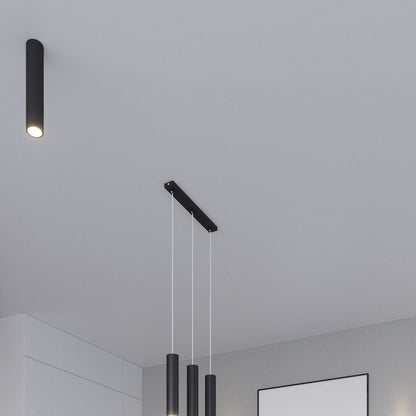 Lampa Wisząca Cylindryczna 3 Punktowa Nowoczesne Oświetlenie