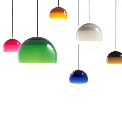 Lampa Wisząca Kula Gradientowa LED Nowoczesna