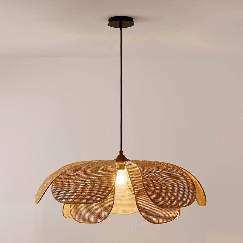 Japandi Floral Pendant Light