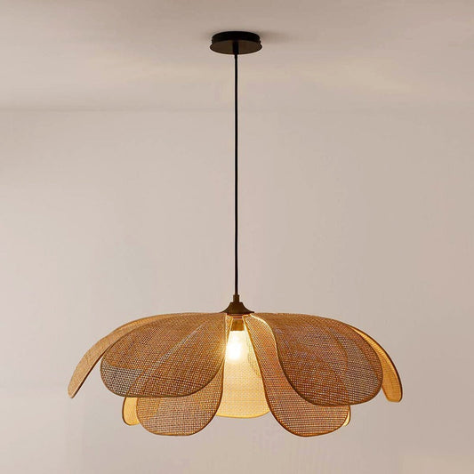 Lampa Wisząca Kwiatowa Japandi