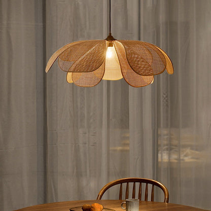 Japandi Floral Pendant Light