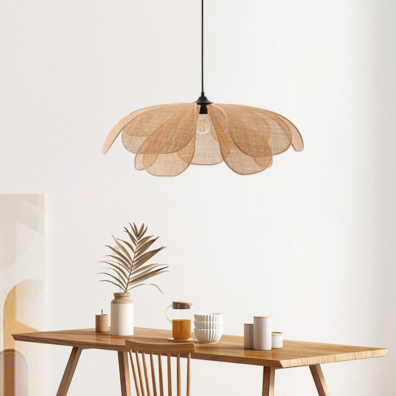 Japandi Floral Pendant Light