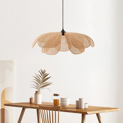 Japandi Floral Pendant Light