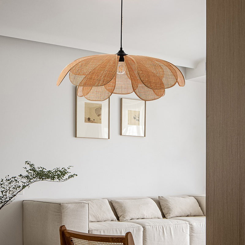 Japandi Floral Pendant Light