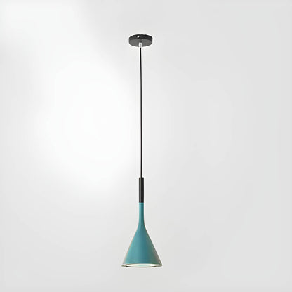 Lampă suspendată minimalistă, conică, cu LED