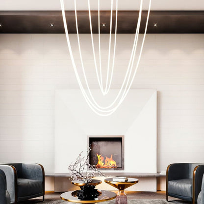 Moderní závěsná LED lampa s nastavitelným jasem