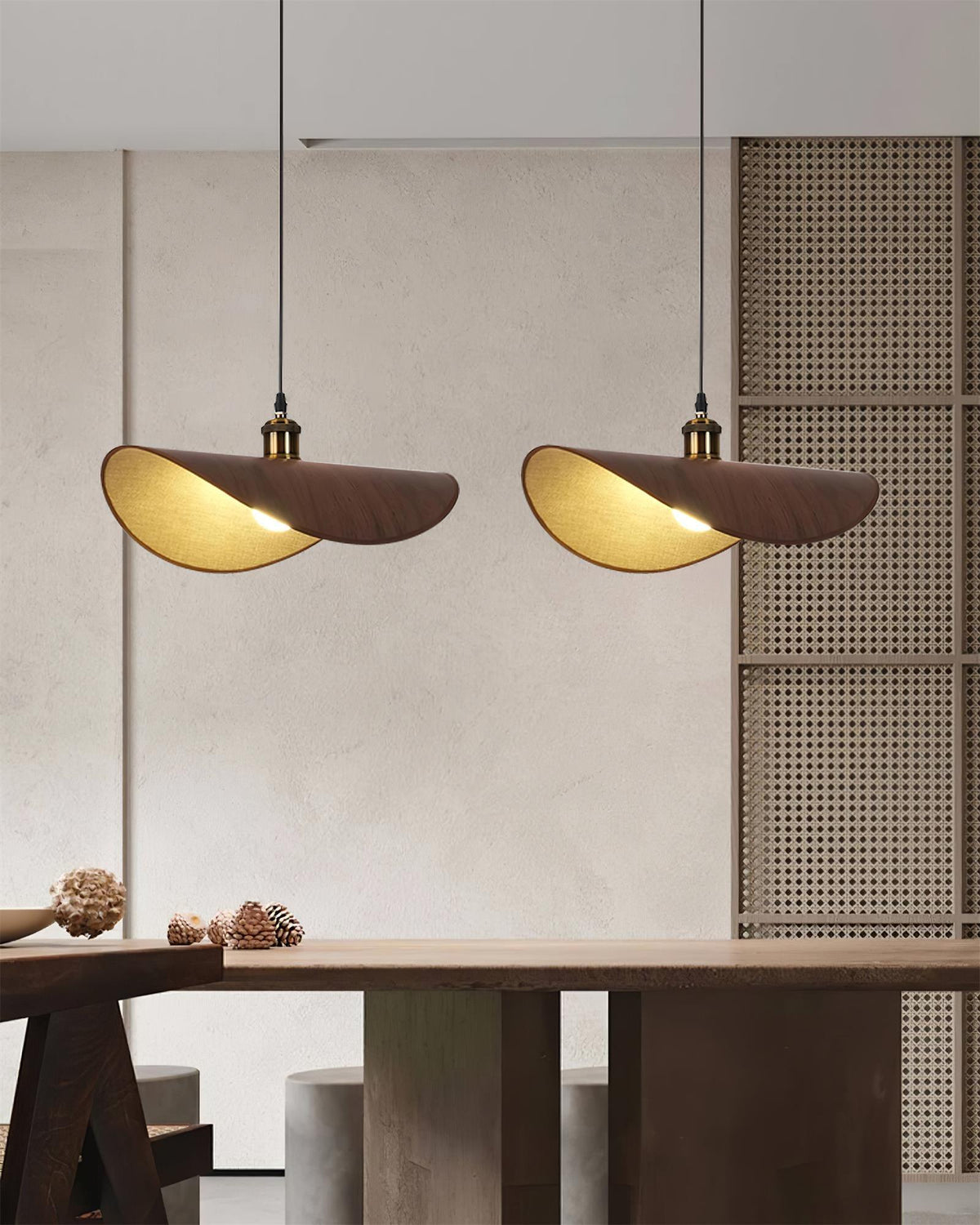 Lampă suspendată cu LED, cu formă organică