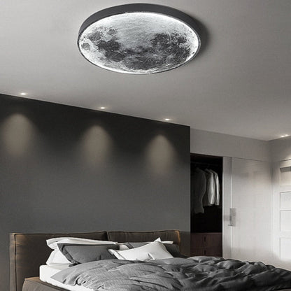 Lampa Ścienna Sufitowa Księżyc 3D LED Do Salonu Do Sypialni