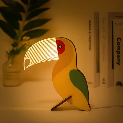 Lampka Dziecięca LED Z Motywem Zwierząt Nocna