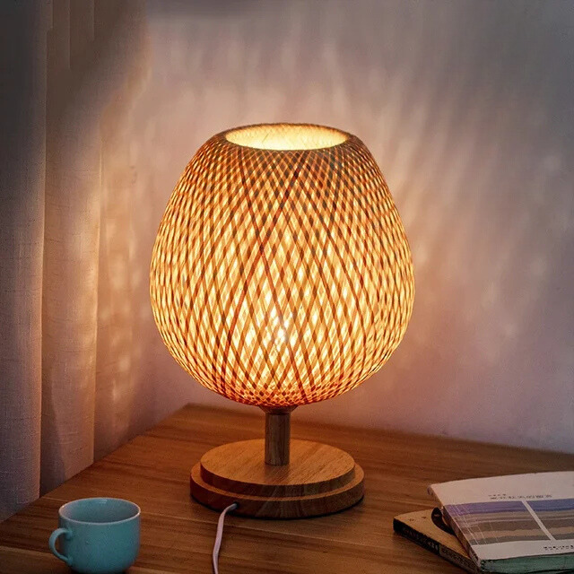 Lampka Stołowa Boho Vintage Rustykalna LED Dekoracyjna