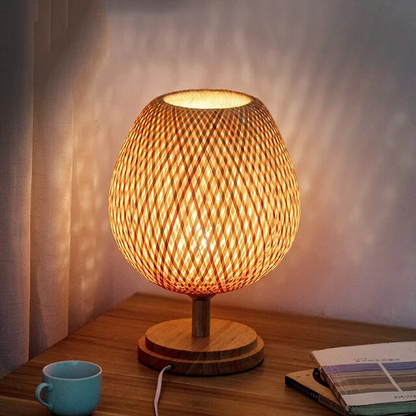 Lampka Stołowa Boho Vintage Rustykalna LED Dekoracyjna