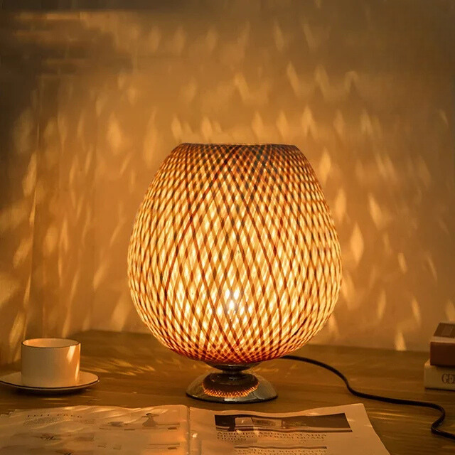 Lampka Stołowa Boho Vintage Rustykalna LED Dekoracyjna