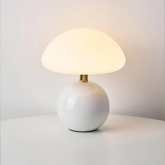 Lampka Stołowa Grzybek Bauhaus Nowoczesna LED