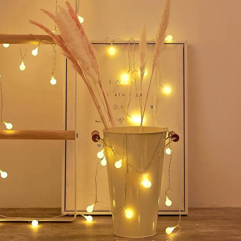 Blikající LED světelný řetěz