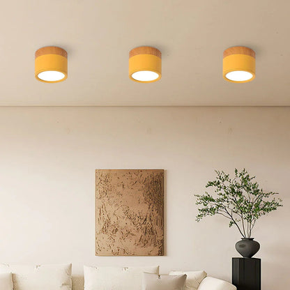 Lampă de tavan cilindrică minimalistă cu LED-uri