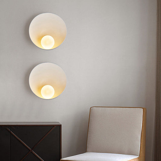 Minimalistyczna Lampa Ścienna Kinkiet Okrągły