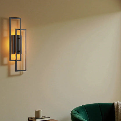 Nowoczesna Geometryczna Lampa Ścienna LED Ściemniana Z Pilotem