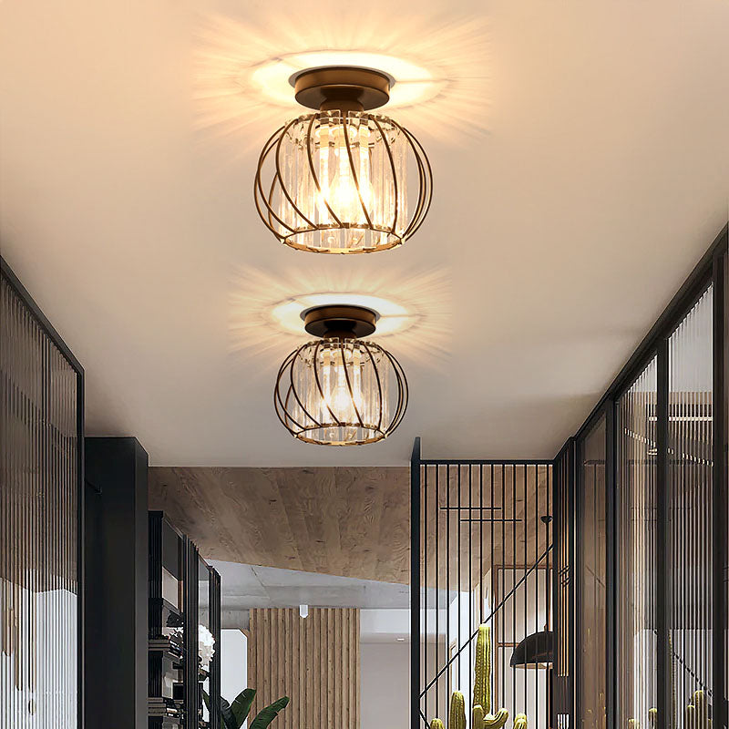 Lampă de tavan modernă decorativă în formă de cușcă